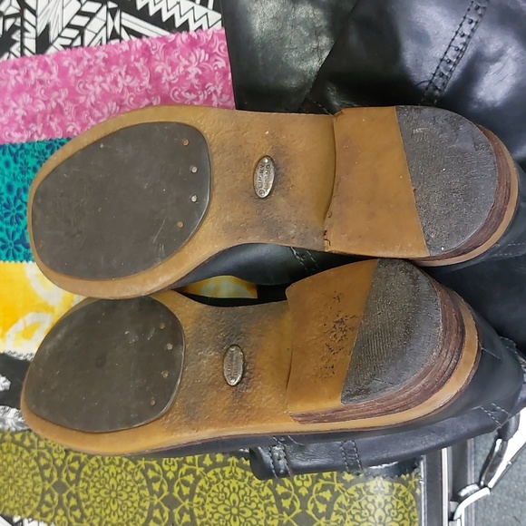 Lucky Brand Andria Leather Riding Boots 8.5 well worn - Picture 10 of 13